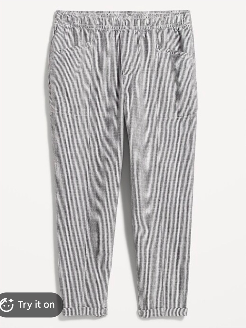 Old Navy Linen Blend Ankle Pants